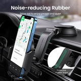 UGREEN 20473 supporto per personal communication Supporto passivo Telefono cellulare/smartphone Nero Nero, Telefono cellulare/smartphone, Supporto passivo, Auto, Nero