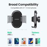 UGREEN 20473 supporto per personal communication Supporto passivo Telefono cellulare/smartphone Nero Nero, Telefono cellulare/smartphone, Supporto passivo, Auto, Nero