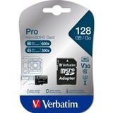 Verbatim Pro 64 GB MicroSDXC UHS Classe 10, Scheda di memoria 64 GB, MicroSDXC, Classe 10, UHS, 90 MB/s, 45 MB/s