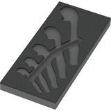 Wera 9832 Inserto in schiuma per set 6004 Joker 1, vuoto, Deposito Nero/grigio