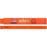 Wiha Metro pieghevole per elettricista Longlife, 2 metri, Benchmark arancione 