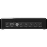 goobay Selettore HDMI 4 a 1 (4K @ 60Hz), Switch HDMI Nero