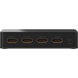 goobay Selettore HDMI 4 a 1 (4K @ 60Hz), Switch HDMI Nero