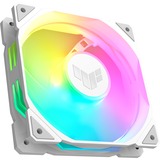 ASUS TUF GAMING TR120 ARGB REVERSE 1-pack White Case per computer Raffreddatore d'aria 12 cm Bianco, Ventola bianco/trasparente, Raffreddatore d'aria, 12 cm, 2000 Giri/min, Bianco