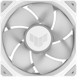 ASUS TUF GAMING TR120 ARGB REVERSE 1-pack White Case per computer Raffreddatore d'aria 12 cm Bianco, Ventola bianco/trasparente, Raffreddatore d'aria, 12 cm, 2000 Giri/min, Bianco