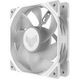 ASUS TUF GAMING TR120 ARGB REVERSE 1-pack White Case per computer Raffreddatore d'aria 12 cm Bianco, Ventola bianco/trasparente, Raffreddatore d'aria, 12 cm, 2000 Giri/min, Bianco