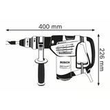 Bosch GBH 4-32 DFR Professional 900 W 800 Giri/min SDS-plus, Trapano a percussione blu, SDS-plus, Nero, Blu, Grigio, Sovraccarico, 3,2 cm, 800 Giri/min, 1 mm