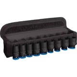 Bosch Set di bussole a impatto PRO 1/4", 9 pezzi, chiave combinata   Nero