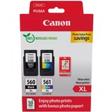 Canon 3712C008 cartuccia d'inchiostro 2 pz Originale Resa elevata (XL) Nero, Ciano, Magenta, Giallo Resa elevata (XL), Nero, Ciano, Magenta, Giallo, 2 pz, Confezione di qualità per foto