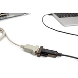 Digitus Adattatore seriale USB tipo C™, Cavo Nero, Nero, 1 m, DB-9, Maschio, Maschio, Cina