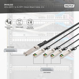 Digitus Cavo Direct Attach 40G QSFP+ a 4XSFP+ 2m 