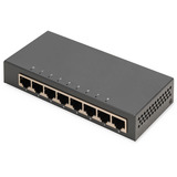 Digitus Gigabit 8 porte, Interruttore Nero