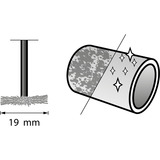 Dremel Spazzola in acciaio inox Ø 19 mm, Pennello 