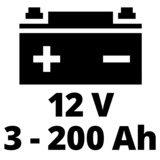 EINHELL CE-BC 10 M Caricabatteria per veicolo 12 V Nero, Rosso, Caricabatterie rosso/Nero, 12 V, 220 - 240 V, 50 Hz, LCD, Nero, Rosso