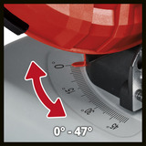 EINHELL Power X-Change Akku-Bandsäge TE-MB 18/127 U Li-Solo, 18Volt, Sega a nastro rosso/Nero