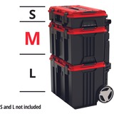 EINHELL Valigetta di sistema E-Case M, Cassetta portautensili Nero/Rosso