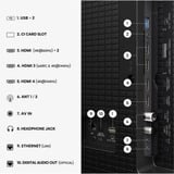 Hisense 100E7DS PRO televisore Hi-QLED, QLED TV Nero/grigio scuro