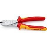 KNIPEX 74 06 200 pinza Pinze da taglio diagonale, Pinze di taglio rosso/Giallo, Pinze da taglio diagonale, Acciaio al cromo vanadio, Plastica, Rosso/Arancione, 20 cm, 308 g