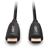 Lindy Cavo ibrido in fibra ottica HDMI 2.1 8K60 Nero