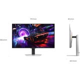 Samsung S32FG814SU Monitor PC 81,3 cm (32") 3840 x 2160 Pixel 4K Ultra HD OLED Argento, Monitor di gioco argento, 81,3 cm (32"), 3840 x 2160 Pixel, 4K Ultra HD, OLED, 0,03 ms, Argento