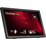 ViewSonic TD2423 Monitor PC 59,9 cm (23.6") 1920 x 1080 Pixel Full HD LED Touch screen Multi utente Nero, Monitor LED Nero (opaco), 59,9 cm (23.6"), 1920 x 1080 Pixel, Full HD, LED, 7 ms, Nero