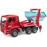 bruder MAN TGA Camion con contenitore ribaltabile, Veicolo modello 