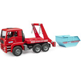 bruder MAN TGA Camion con contenitore ribaltabile, Veicolo modello 