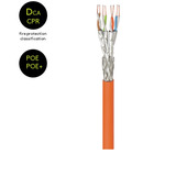 goobay Cavo di rete Cat.7a S/FTP (PiMF) Dca arancione 