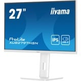 iiyama ProLite XUB2797HSN-W2 Monitor PC 68,6 cm (27") 1920 x 1080 Pixel Full HD LED Bianco, Monitor LED bianco (matto), 68,6 cm (27"), 1920 x 1080 Pixel, Full HD, LED, 1 ms, Bianco