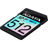 ADATA Premier Extreme 512 GB SDXC UHS-I Classe 10, Scheda di memoria Nero, 512 GB, SDXC, Classe 10, UHS-I, 800 MB/s, 700 MB/s
