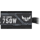 ASUS TUF-GAMING-750B alimentatore per computer 750 W 20+4 pin ATX ATX Nero, Alimentatore PC Nero, 750 W, 100 - 240 V, 20+4 pin ATX, Non modulare, PC, ATX