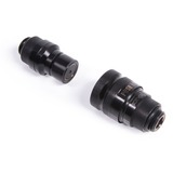 Alphacool 17561 parte e accessorio del sistema di raffreddamento del computer Kit di montaggio, Frizione Nero (opaco), Kit di montaggio, Ottone, Nero, 1/4", CE, FC, RoHS, 62,5 mm