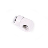 Alphacool Connettore a L girevole Eiszapfen G1/4 AG a G1/4 IG - White, Connessione bianco