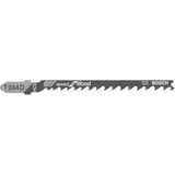 Bosch 2 608 637 881 lama per sega a gattuccio, sega a traforo e sega universale Lama per seghetto alternativo Acciaio al carbonio (HCS) 100 pz Lama per seghetto alternativo, Truciolare, Pannello in fibra, Legno dolce, Paniforte, Acciaio al carbonio (HCS), Grigio, 4 mm, 5,2 mm