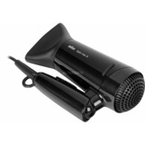 Braun Satin Hair 3 HD350 asciuga capelli 1600 W Nero, Asciugacapelli Nero, Nero, Monocromatico, Gancio per appendere, Tiro a effetto, 1600 W, 1 pz