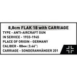 COBI 8.8 cm Flak 18 con affusto, Giochi di costruzione 