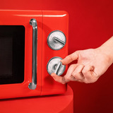 Cecotec ProClean 3010 Retro Red, Forno a microonde rosso