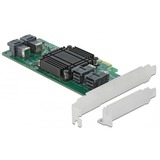 DeLOCK 90585 scheda di interfaccia e adattatore Interno SFF-8643, Controllore PCIe, SFF-8643, Femmina, Verde, 32 Gbit/s, 5 - 50 °C
