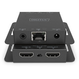 Digitus Set di estensori HDMI 4K, Estensione HDMI Nero