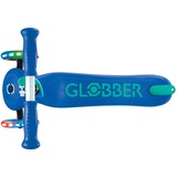 GLOBBER Primo Plus Lights incl. casco, Scooter blu scuro/Turchese