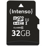 Intenso 3424480 memoria flash 32 GB MicroSD UHS-I Classe 10, Scheda di memoria Nero, 32 GB, MicroSD, Classe 10, UHS-I, Class 1 (U1), A prova di temperatura, Resistente agli urti, Impermeabile, A prova di raggi X