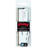 Kingston FURY FURY Beast 32GB 6000MT/s DDR5 CL30 DIMM White RGB EXPO, Memoria bianco, 32 GB, 1 x 32 GB, DDR5, 288-pin DIMM, Bianco