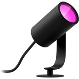 Philips Hue Faretto per esterni Lily, Luce LED Nero, Philips Hue White and Color ambiance Faretto per esterni Lily, Luce a sospensione intelligente, Bluetooth/Zigbee, Nero, LED, Alluminio, Lampadina/e non sostituibile/i
