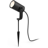 Philips Hue Faretto per esterni Lily, Luce LED Nero, Philips Hue White and Color ambiance Faretto per esterni Lily, Luce a sospensione intelligente, Bluetooth/Zigbee, Nero, LED, Alluminio, Lampadina/e non sostituibile/i