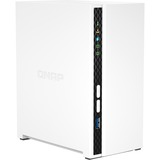 QNAP TS-233 server NAS e di archiviazione Tower ARM Cortex-A55 2 GB 0 TB QNAP QTS Bianco bianco, NAS, Tower, ARM, Cortex-A55, 2 GB, 0 TB