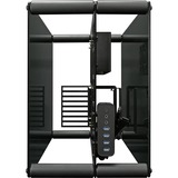 RAIJINTEK Paean Desktop Nero, Trasparente, Bench/Show Housing Nero, Desktop, PC, Nero, Trasparente, ATX, micro ATX, Mini-ITX, Alluminio, SPCC, Vetro temperato, 14 cm