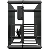 RAIJINTEK Paean Desktop Nero, Trasparente, Bench/Show Housing Nero, Desktop, PC, Nero, Trasparente, ATX, micro ATX, Mini-ITX, Alluminio, SPCC, Vetro temperato, 14 cm