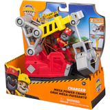 Spin Master Rubble & Crew, Mega Gru di Charger, Veicolo Giocattolo con Personaggio Charger e 2 Attrezzi Rimovibili, Giocattoli PAW Patrol per Bambini e Bambine, 3+ Anni,  veicolo da gioco Rubble & Crew , Mega Gru di Charger, Veicolo Giocattolo con Personaggio Charger e 2 Attrezzi Rimovibili, Giocattoli PAW Patrol per Bambini e Bambine, 3+ Anni, Camion con gru, 3 anno/i, Plastica, Multicolore