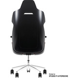 Thermaltake Sedia da gaming ARGENT E700 Storm Black Tessuto Pied de Poule, Sedili di gioco rosso/Nero