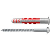fischer Dübel DuoSeal 6x38 S PH TX A2, Tassello grigio chiaro/Rosso
